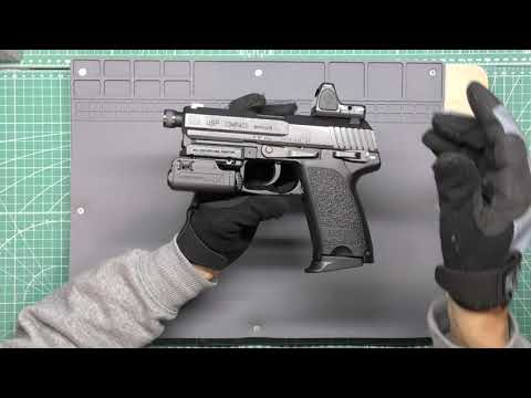 TANAKA WORKS H & K P8 Airsoft Gun - YouTube