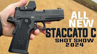 The brand new 2024 Staccato C 16 & 18 Round New Pistols - SHOT Show 2024