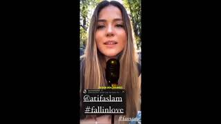 Burcin Abdullah Singing Atif Aslam Song Musafir