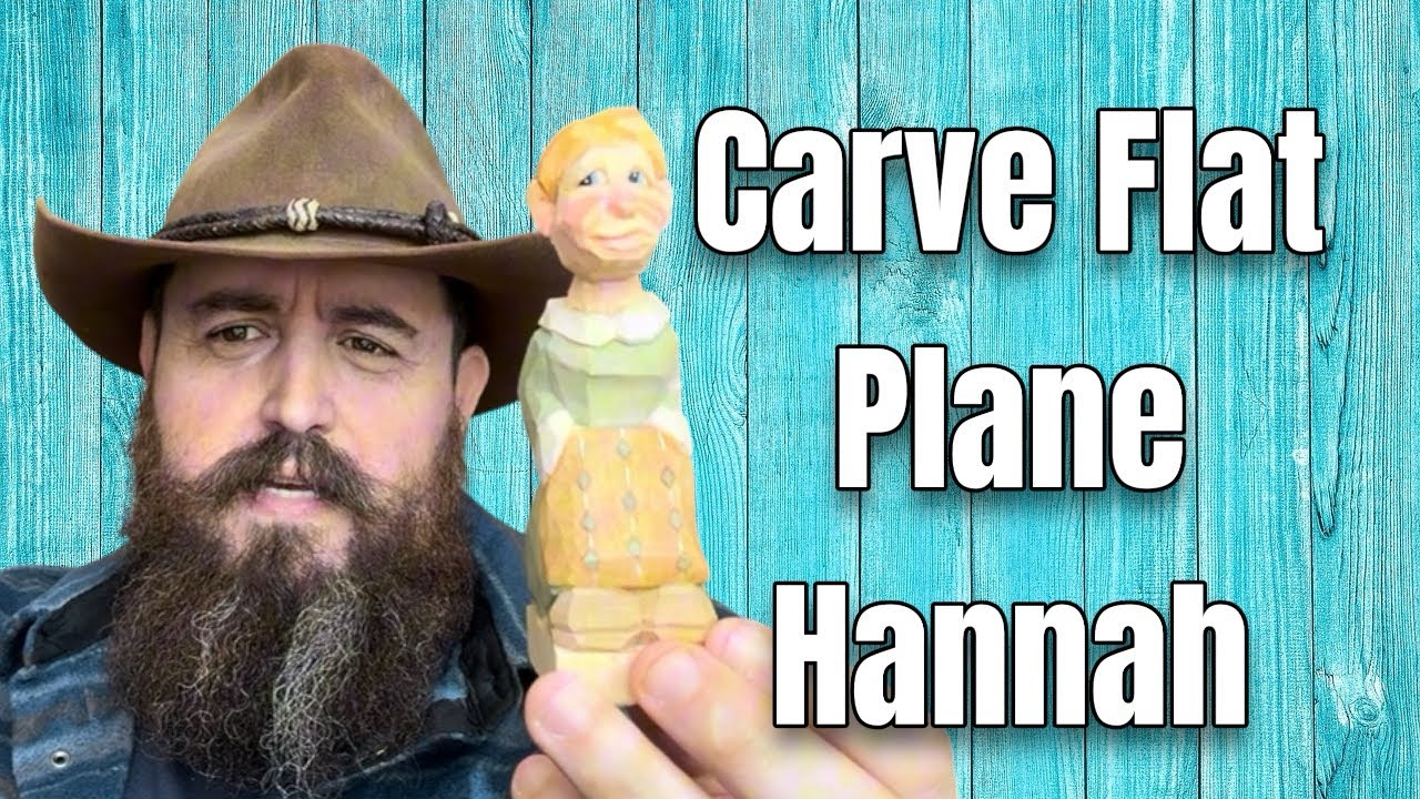 Carve Flat Plane Hannah knife only full tutorial video #20 