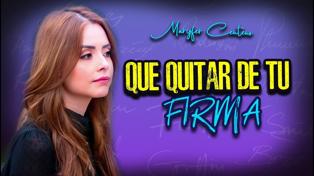 COSAS QUE DEBES QUITAR DE TU FIRMA I MaryFer Centeno