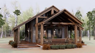 23' x 23' (7x7m) Small Space, Big Charm: Inside a Cleverly Designed Cozy Cabin by Jasper Tran - House Design Ideas 47,522 views 2 months ago 8 minutes, 10 seconds