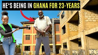 How an African American moved to Ghana, built his house, started a business ll Building In Ghana