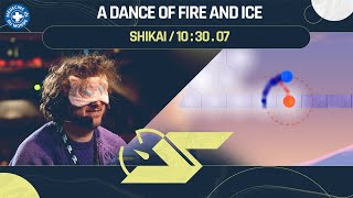 A DANCE OF FIRE AND ICE en MAIN WORLDS BLINDFOLDED par SHIKAI en 10:30.07 | SPEEDONS 2023