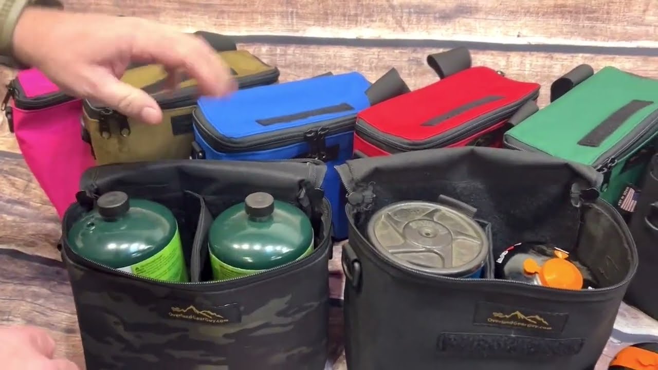 Dual Propane Bottle Pouch, Camping Accessories, Overland