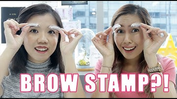 Brows in 3 seconds?! The Brow Stamp- TESTED | Daily Vanity