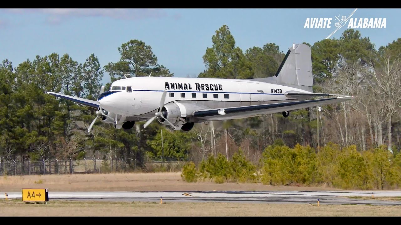 Dan Gryder of Probable Cause DC-3 Takeoff, Low Pass & Landing
