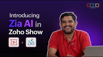 Introducing Zia AI in Zoho Show