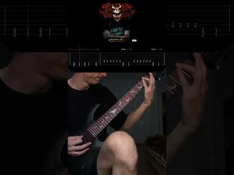 Slaughter To Prevail - Zavali Ebalo (Wtih Tab, Drop A) #tabs #cover #shorts #guitar