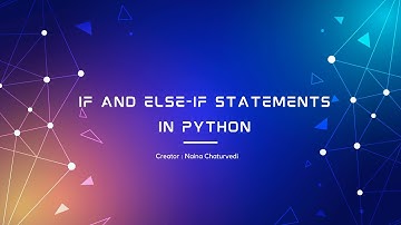 If Elif Else Statements in Python