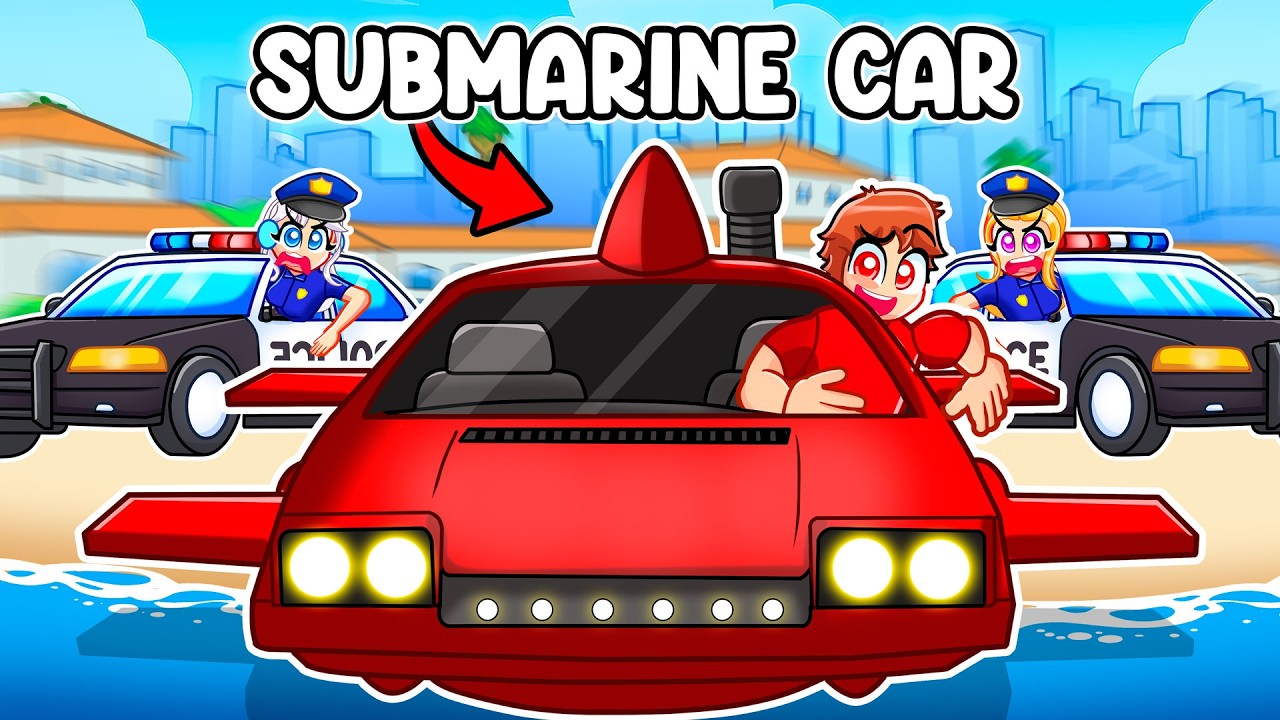 I Became A Getaway Driver In A Submarine Car on GTA 5