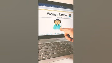 How to Type Woman Farmer 👩‍🌾 in MS Word Secret Unicode Code #Shorts