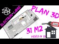Plan 3d studio 31m2