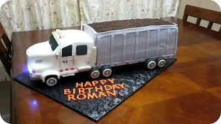 How to make a fondant 3D 18 wheeler truck
