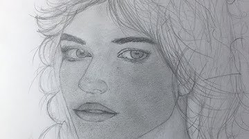 Learn face drawing 5 minutes with Loomis method !!
