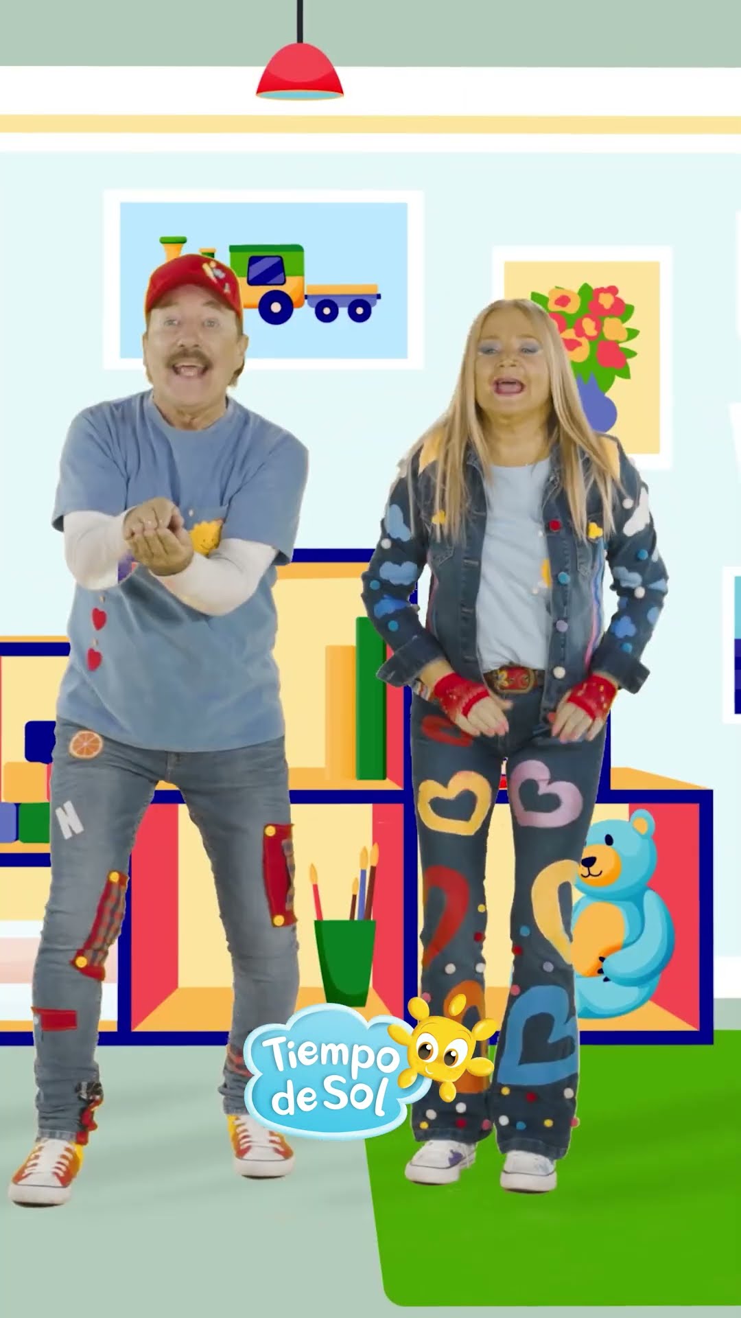 Todos Aplaudimos con las Manos ? @DuoTiempoDeSol #shorts #cancionesinfantiles