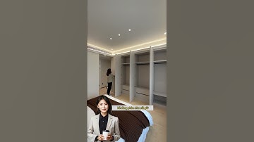 Thiết kế tủ âm tường siêu to tàng hình cho phòng master #shorts