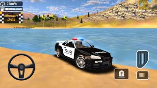 US Cop Rescue 3D : Nissan GTR Skyline 34 Police Car Drifting : Police Car Driving : Android Gameplay