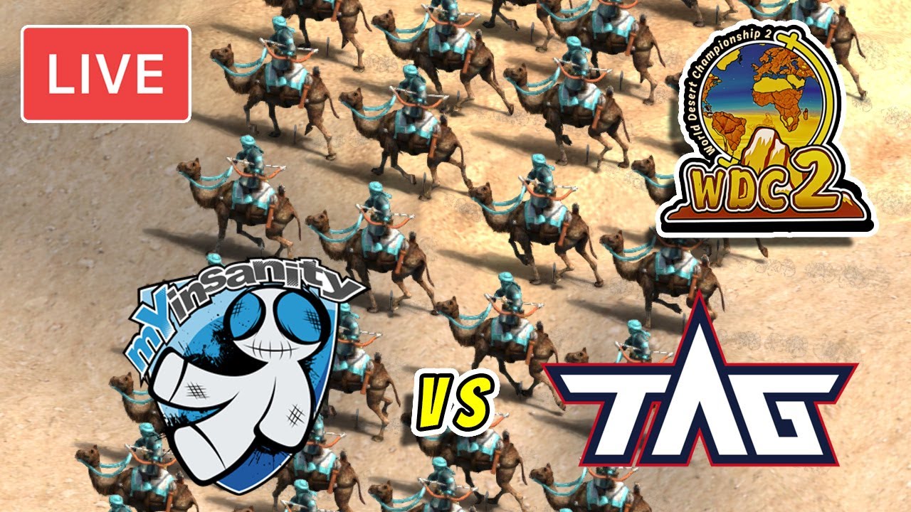 LIVE CASTING | World Desert Championship 2 | mYinsanity vs TAG | Age of Empires 2