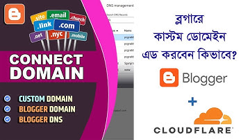 Add Custom Domain in Blogger with Cloudflare DNS. ব্লগারে কাস্টম ডোমেইন সেট করুন