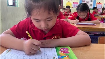 cuộc thi chữ đẹp tuổi thơ lần thứ nhất