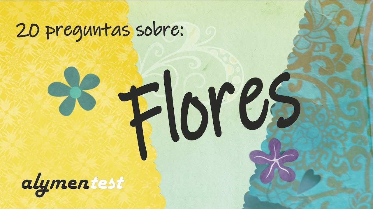 20 preguntas sobre FLORES COMESTIBLES - #alymentest #alimentos #test #