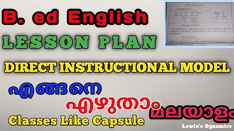 DIRECT INSTRUCTIONAL MODEL | MODELS OF TEACHING