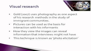Visual Research