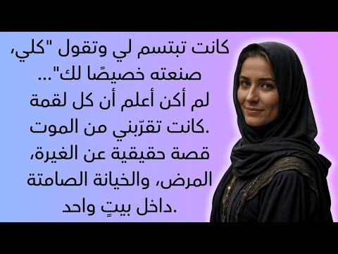 زوجة أخي تضع شيئا غريبا في طعامي كل يوم