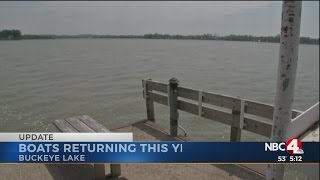 Boats returning at Buckeye Lake this year