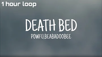Powfu - death bed (coffee for your head) girl voice and beat only | 1 hour loop