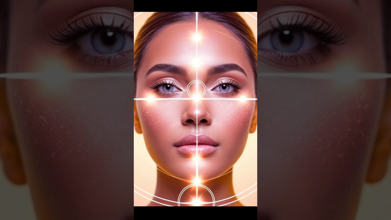 PERFECT FACIAL SYMMETRY 1 MIN DAILY SUBLIMINAL🪞 for Beauty & Harmonious Features I PERFECT STRUCTURE