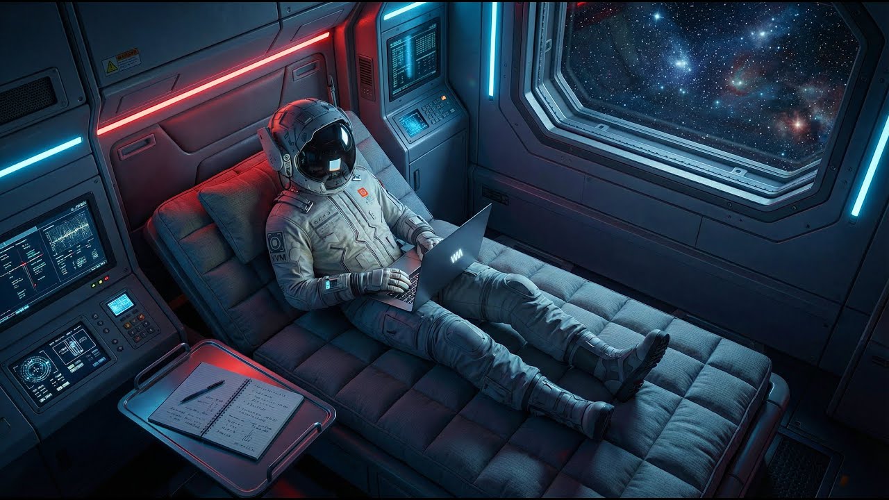 24/7 Live Stream | Chill Sci-Fi Beats to Study, Relax, Sleep & Travel the Galaxy 🚀
