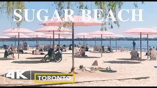 Sugar Beach Toronto Summer Walk2021 | Urban Beach Park | Canada Virtual Travel Walking Tour