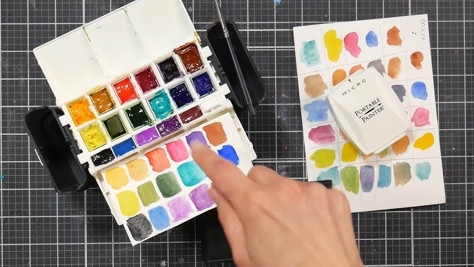 Paint Advice: Filling Watercolor Pans with Tube Paint - RozWoundUp