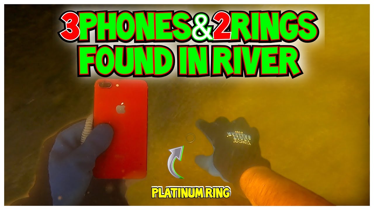 3 Phones & 2 Rings Found In River