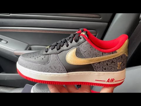 Supplement Tientallen titel Nike Air Force 1 07 LX Spades King Queen shoes - YouTube