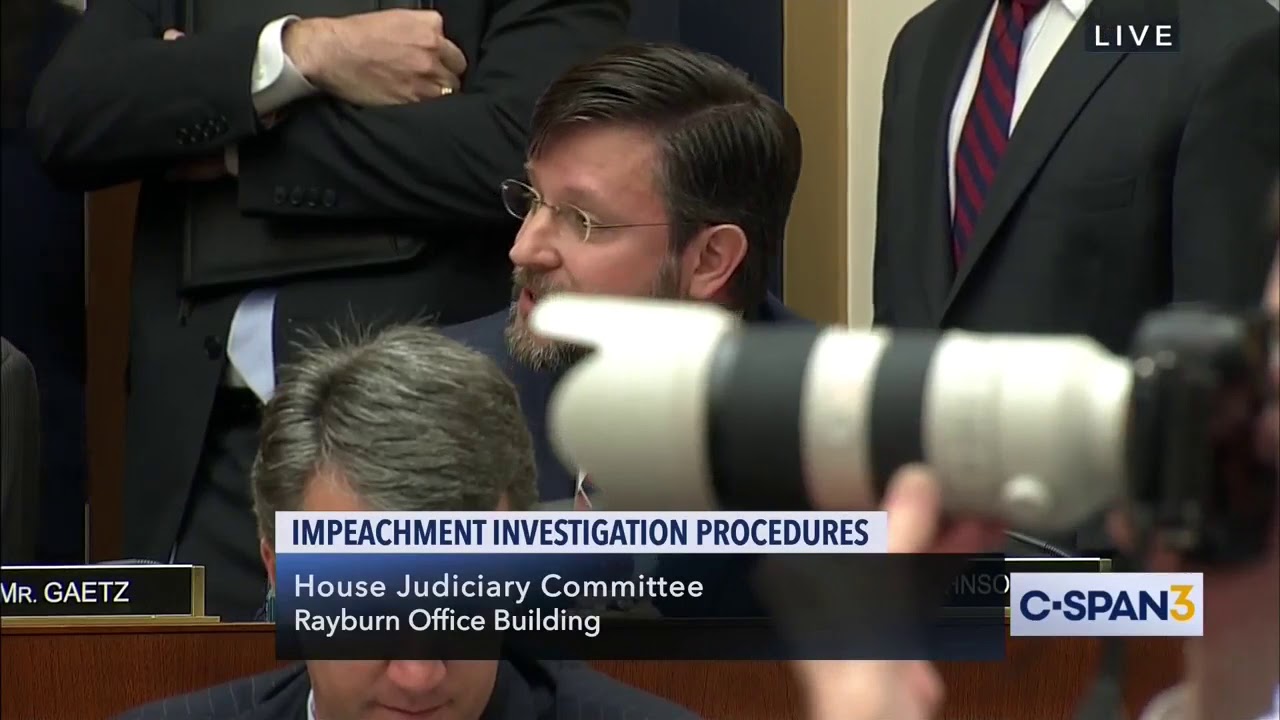 House Judiciary Committee holds impeachment markup, Johnson questions specific procedure
