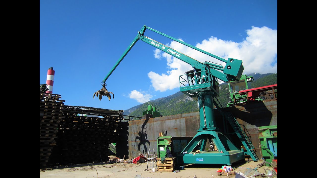 Balance-Kran/ Stationary Recycling Balance-Crane