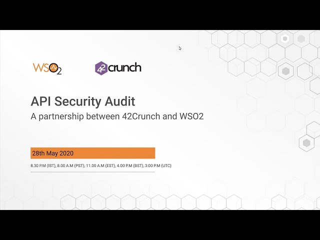 42Crunch Security Audit for WSO2 API Manager 3.1