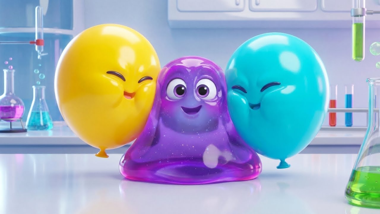 LIVE: Balloon Characters Slime: Glossy, Floam, Makeup Mixes ASMR Sounds #78