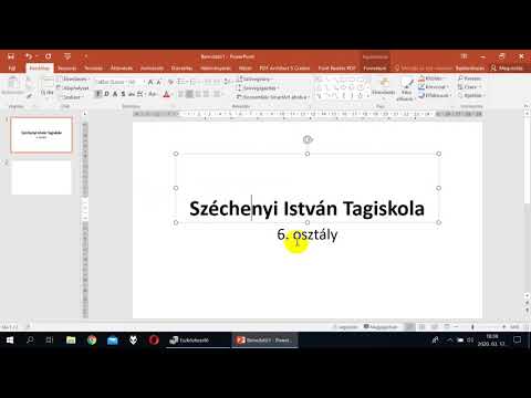 Videó: PowerPoint-prezentáció Készítése: Lépésről Lépésre