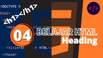Belajar HTML - Heading