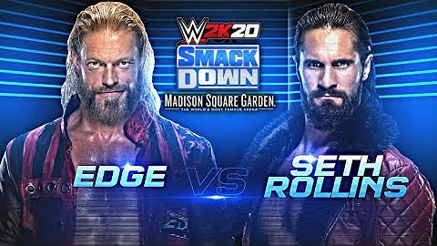 WWE 2K20: Edge vs. Seth Rollins | Friday Night SmackDown from Madison Square Garden
