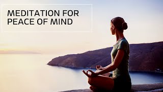 15 minutes guided meditation for peace ...