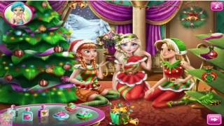 Disney Christmas Party   Princess Elsa Anna and Rapunzel Christmas Eve Party Game screenshot 3