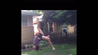 Sunisa Lee child beam routine