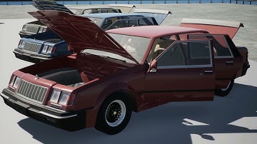 Drivable Sedan from the 80s era - Unreal Engine 4 Marketplace Asset UE4