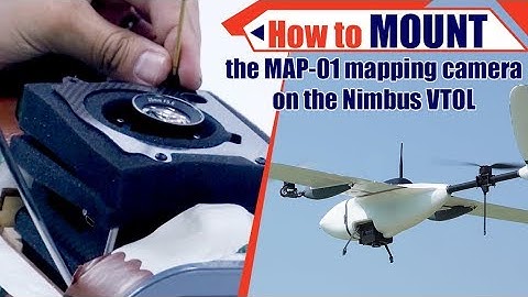 How to mount the Map 01 mapping camera on the Nimbus VTOL