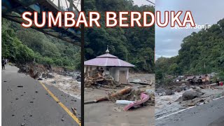 Sumatera Barat Berduka || Banjir + Longsor #desa #banjir #videoviral